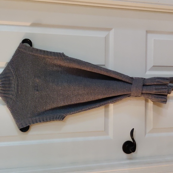 Aeropostale Y2K Gray Sleeveless Button Front Cardigan Size XSmall - Picture 2 of 7